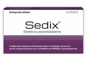 Sedix sömntablett mot insomningsbesvär